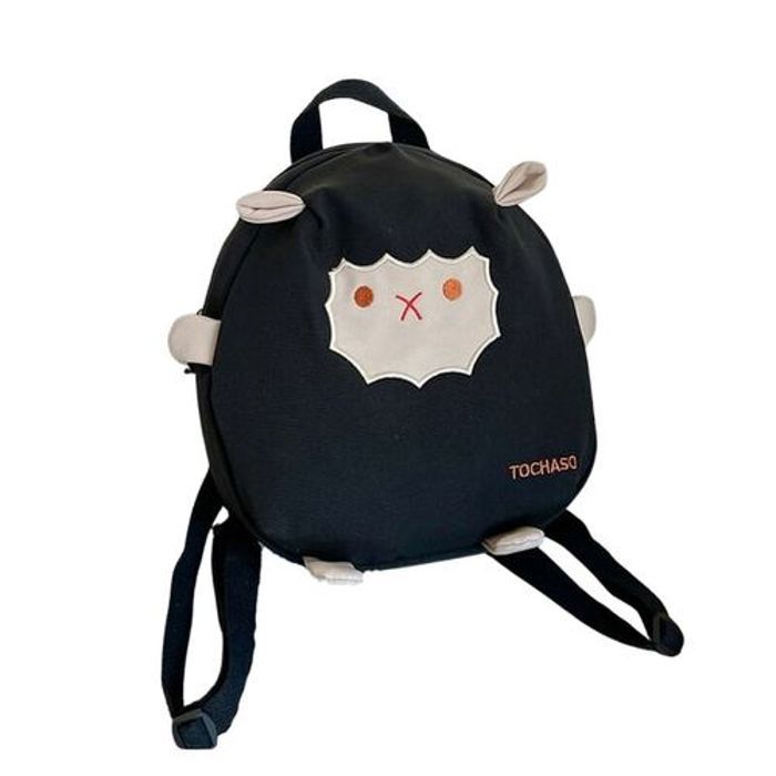 Sac à Dos Ludique et Doux pour Enfants Noir