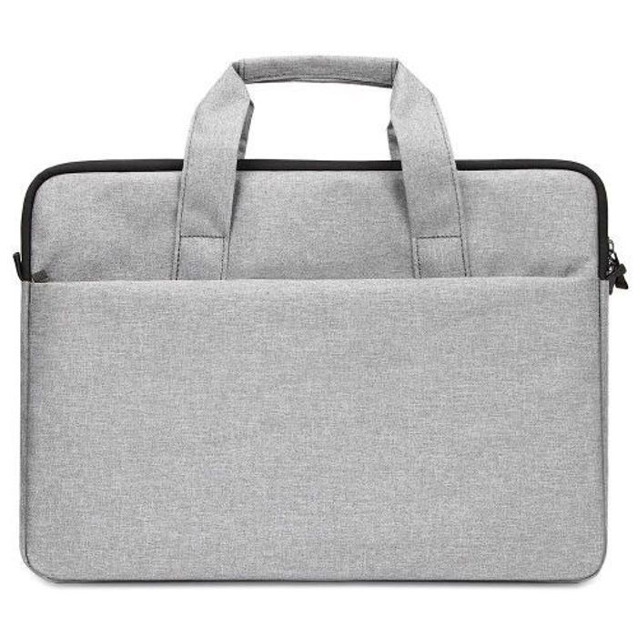 Sacoche étanche pour PC 15'' et accessoires informatiques compatible Gris
