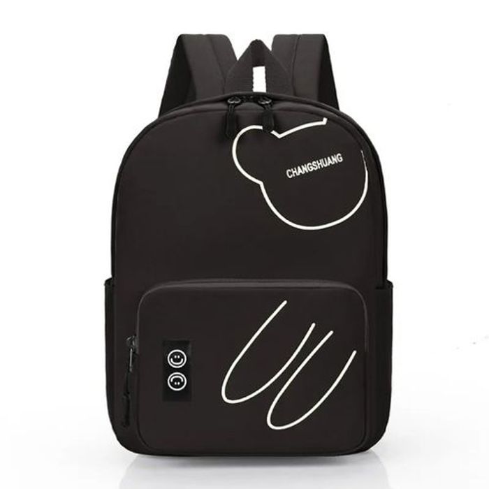Sac à dos d'école pour enfants, Cartable de voyage imperméable, bag scolaire Noir