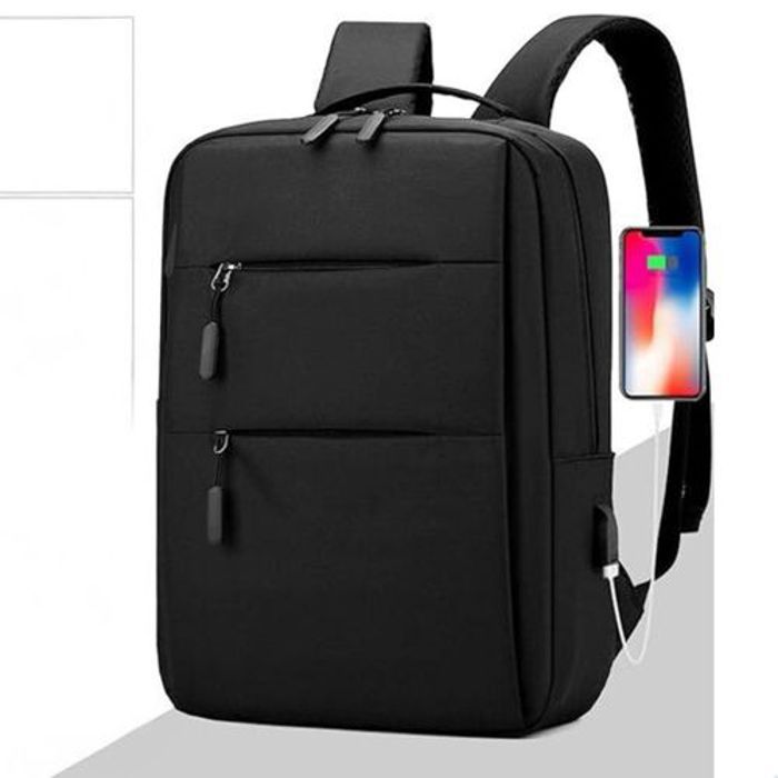 Sac à Dos Ordinateur Portable (15.6" / 17") - Imperméable & Antivol - Grand Volume pour Travail, Voyage et Quotidien - Noir
