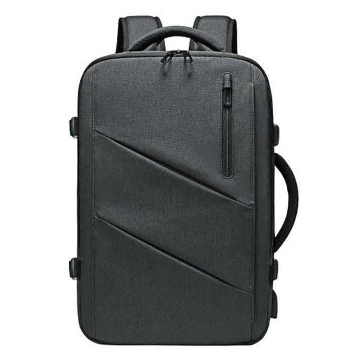 Sac d'affaires multifonctionnel, sac à dos étanche avec port USB, sac pour PC Gris