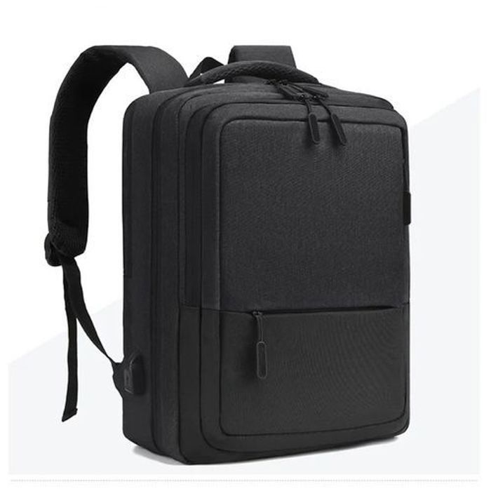 Sac à dos antivol étanche, sac pour PC 15.6", sac d'école de voyage d'affaires Noir