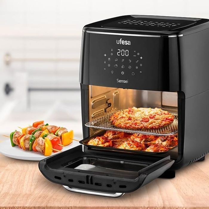 Friteuse à air - UFESA - Sensei - 12 L - 1700 W - Technologie 360°