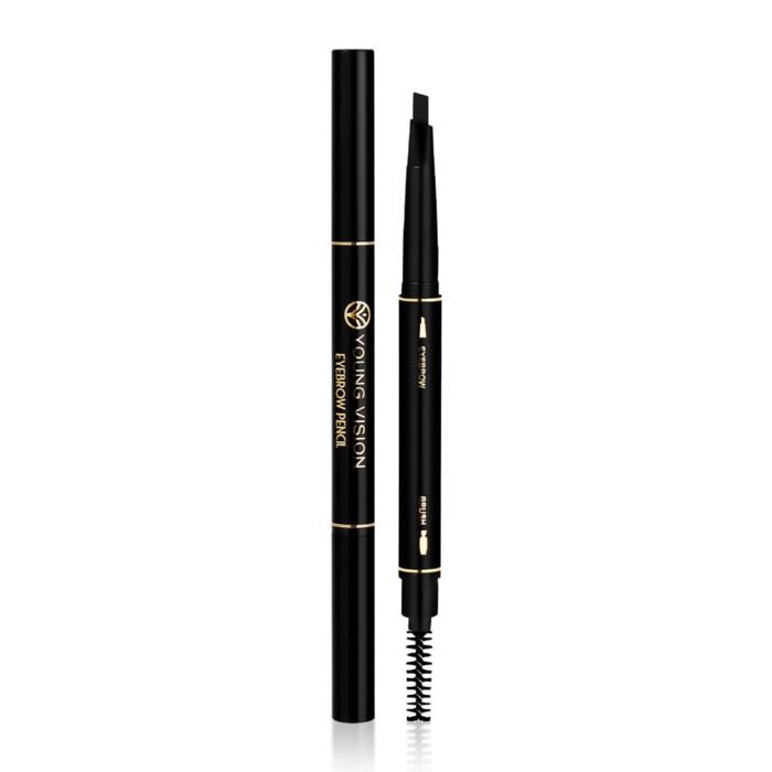 YOUNG VISION Crayon à Sourcils Triangle Fine Eyebrow Pencil #01 BLACK