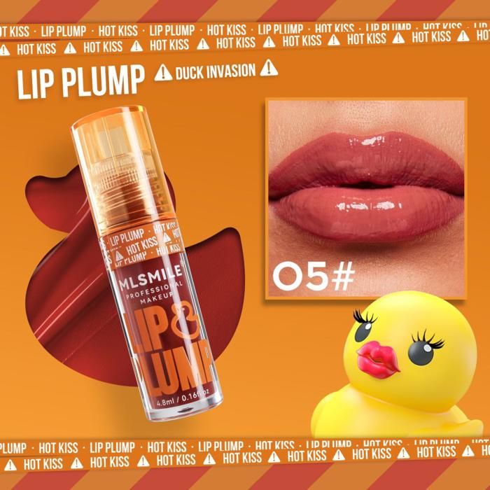MLSMILE Huile à Lèvres Repulpante Duck Invasion Lip Plump Oil #05 - 4.8ml