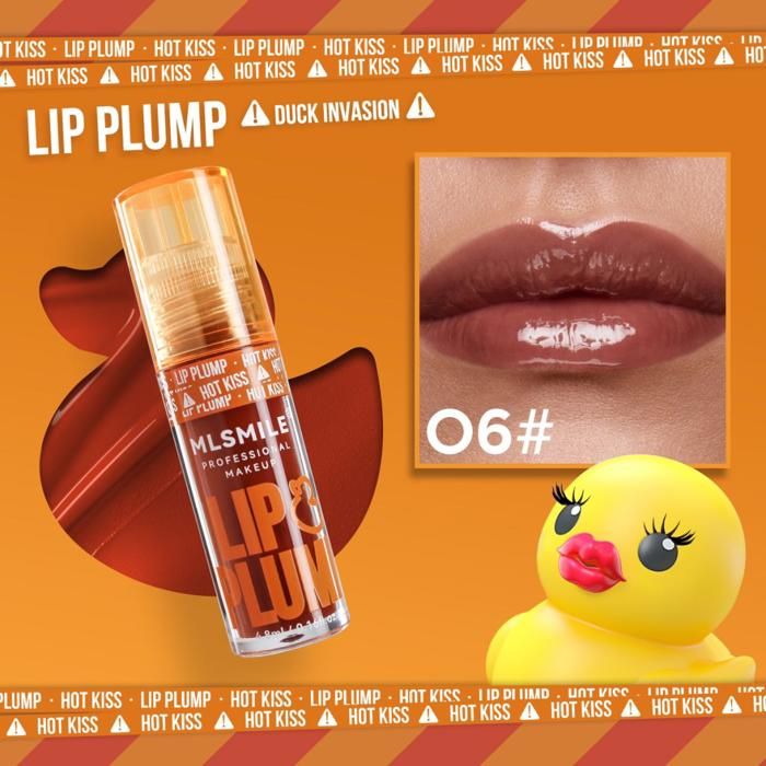MLSMILE Huile à Lèvres Repulpante Duck Invasion Lip Plump Oil #06 - 4.8ml