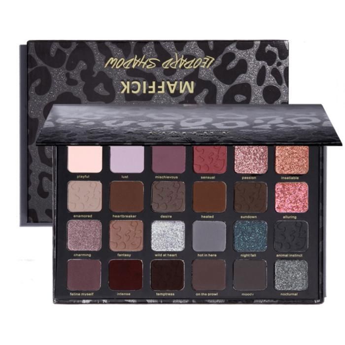 MAFFICK Palette de Fards à Paupières Leopard Eyeshadow Palette 24 Colors - #02