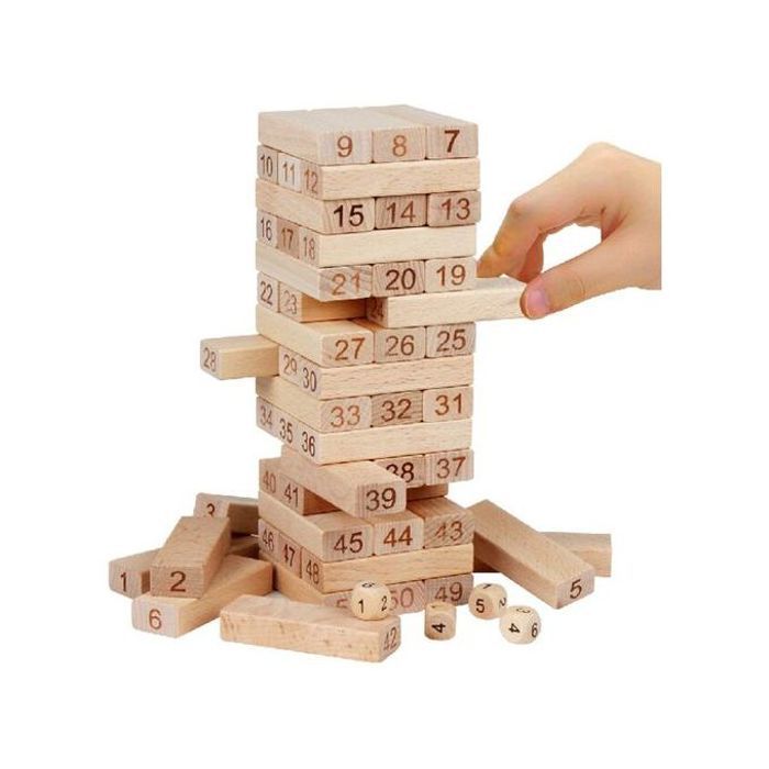 jeu de société Jenga en bois jeu de tour d'empilage