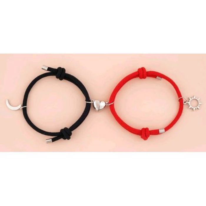 2 pièces/ensemble Couples Bracelet pour hommes femmes Best Friends