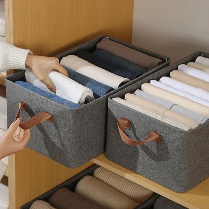 Boîte de rangement pour vêtements pliable