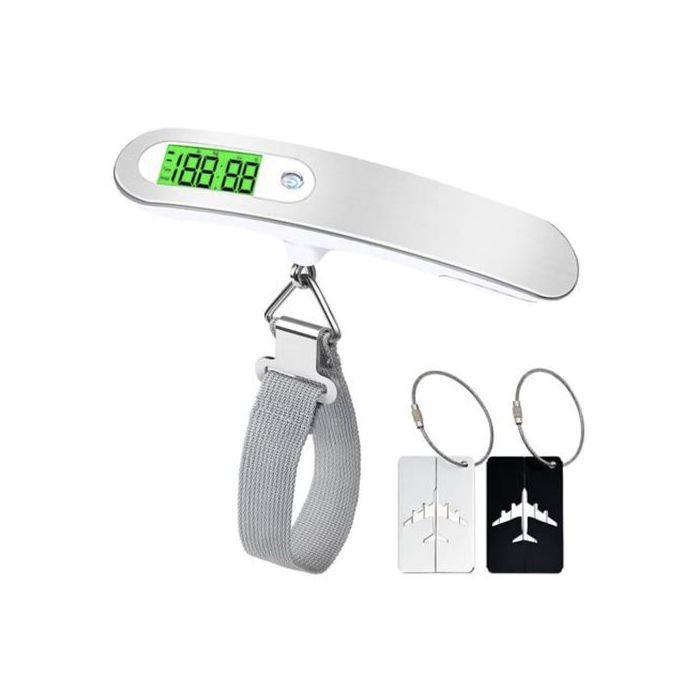 Échelle à bagages 110lb 50kg Numérique Portable - Suspendus pour Voyage Valise