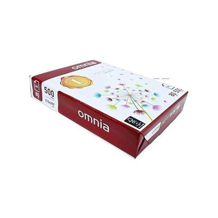 Omnia ramettes Papiers A4 blanc 80 g - 500 feuilles - (21 x 29,7 cm)