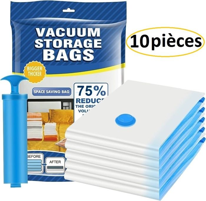 Sac de Rangement - Non spécifié - Pack de 10 - Sous Vide - Imperméable - Anti-odeur