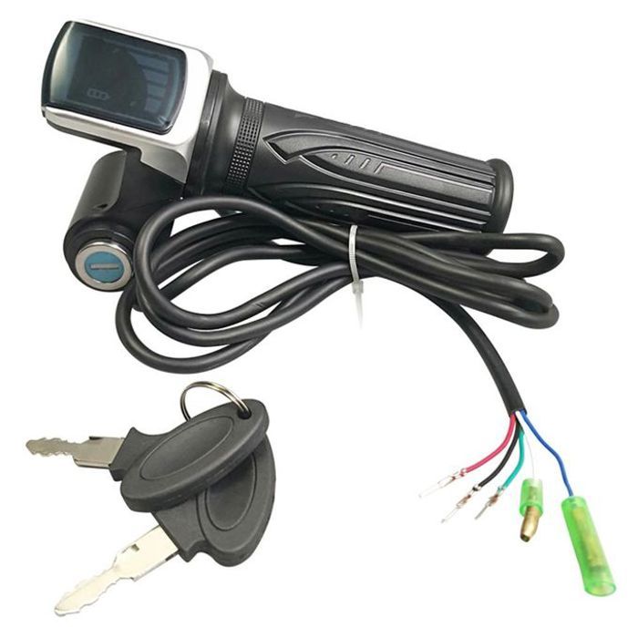 Contrôleur de vitesse d'accélérateur de vélo électrique avec écran LCD,accessoires de vélo électrique,36V,48V,60V