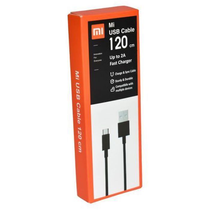 XIAOMI Mi USB Data Cable 120cm 2Amp Fast Charging