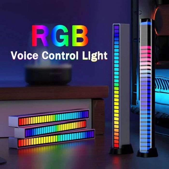 RGB Lumière de couleur acoustique Dazzel avec contrôle du son, musique pendante