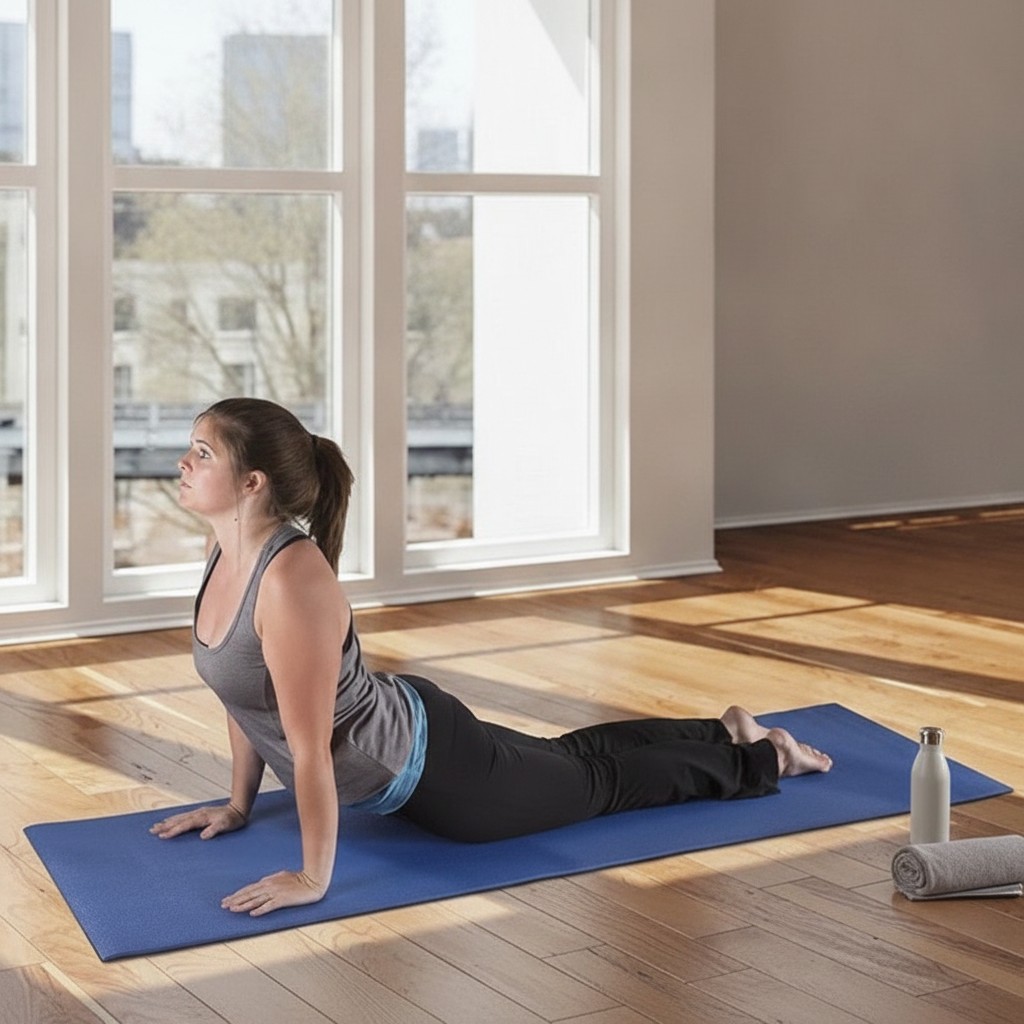 Tapis de Yoga antidérapant unisexe, résistant aux déchirures, confortable et sûr(Couleur aléatoire) - Marjane Mall - Image 3