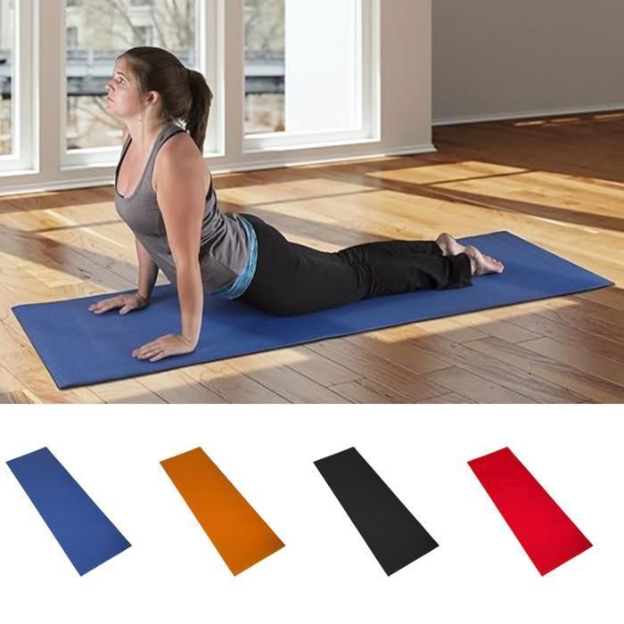 Tapis de Yoga antidérapant unisexe, résistant aux déchirures, confortable et sûr