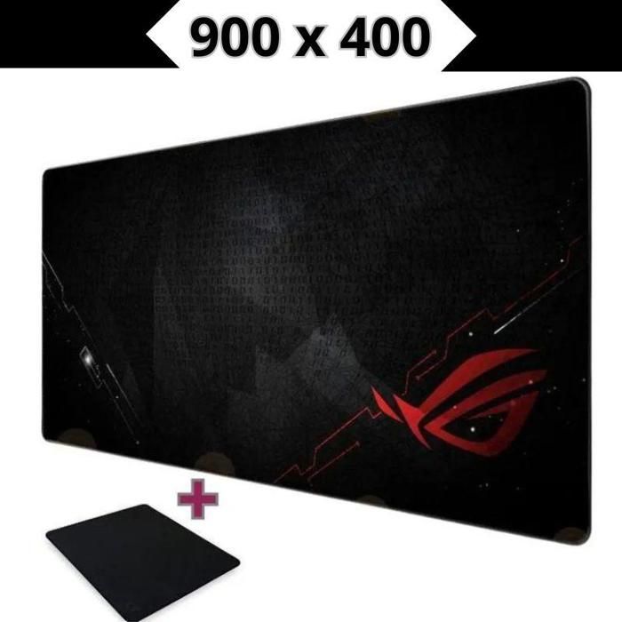 Tapis de souris gaming Asus ROG XXL antidérapant, grand format 900x400x3mm