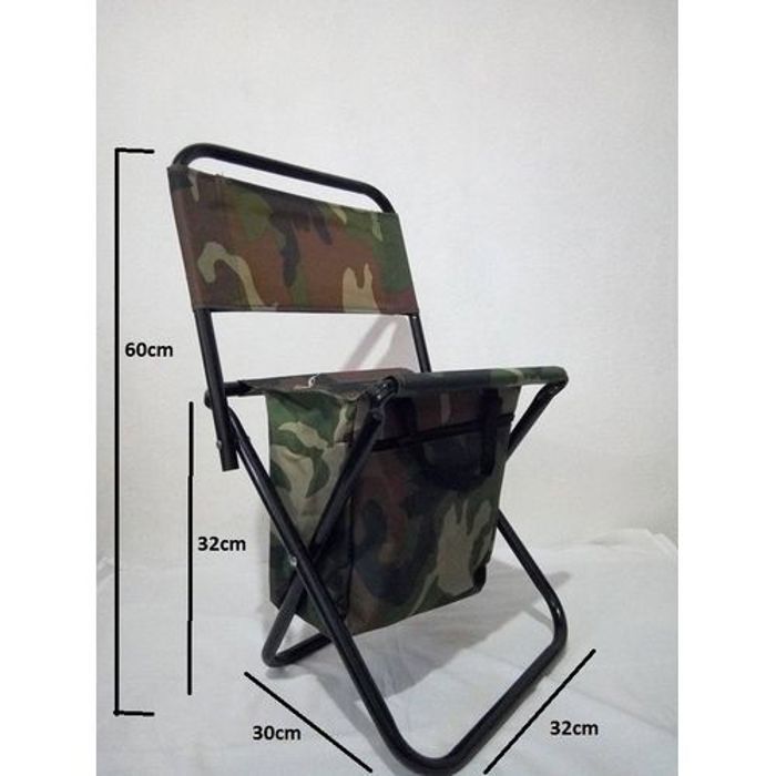Tabouret De Pêche Chaise De Pêche Multifonctionnel  (vert Armée)