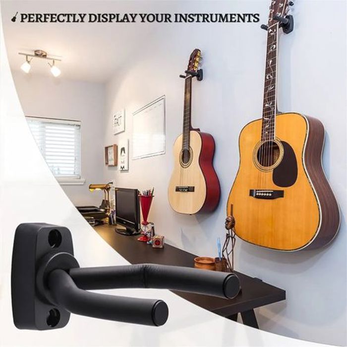 Support Mural Pour Toutes Les Guitares Taille Basse Mandoline Banjo Ukulélé