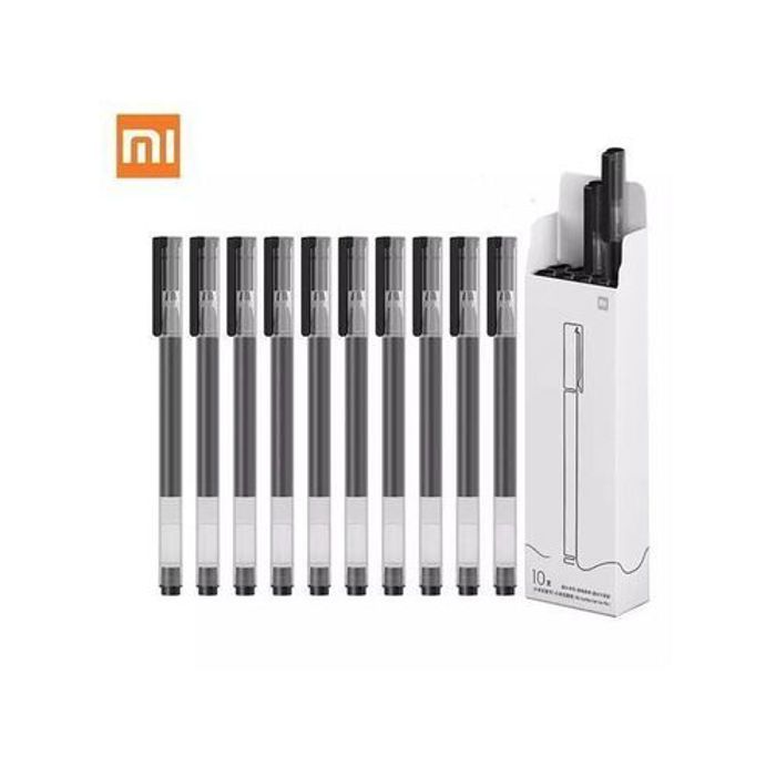 XIAOMI Pack 10 Stylo a Bille Signature écriture Super Durable à Encre Noir 0.5mm