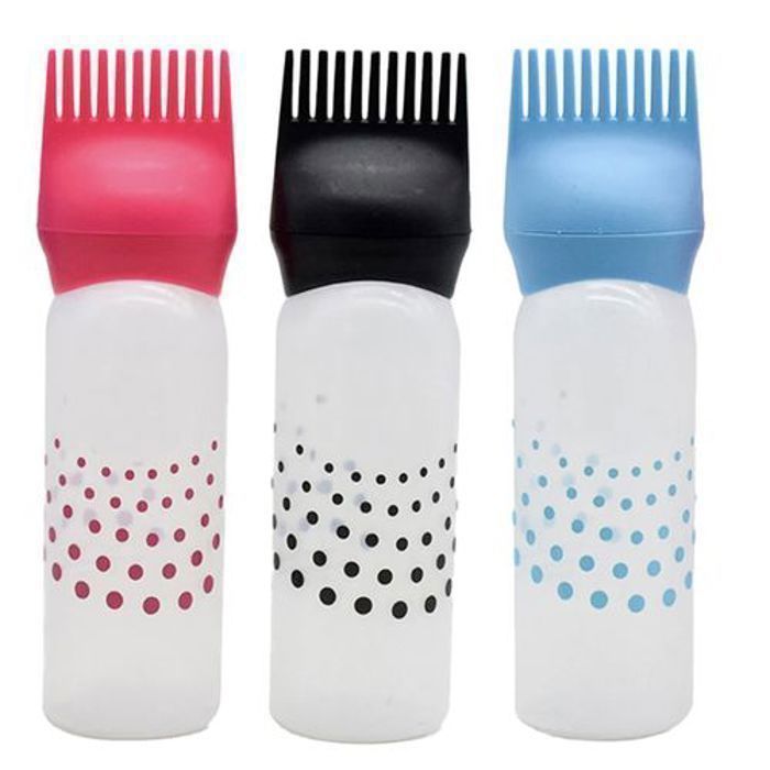Flacon applicateur - GENERIC - 3 Flacons - Multicolore - Usage professionnel et domestique - Peigne intégré
