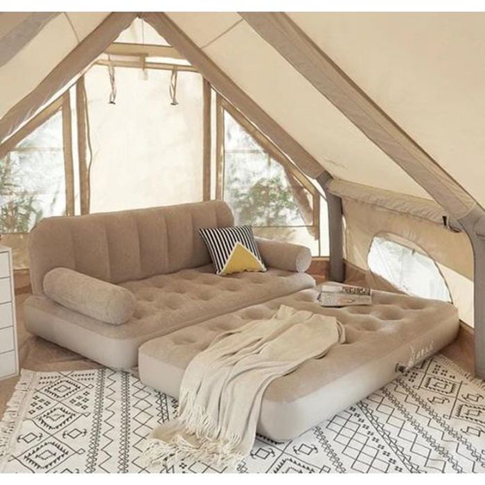 Matelas pneumatique polyvalent pour la maison, le camping et les voyages