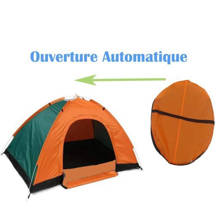 Tente automatique a ouverture rapide (Pop-Up) avec porte moustiquaire