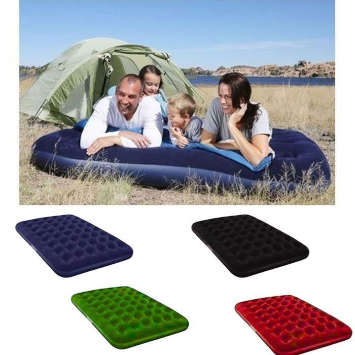 Bestway Grand Matelas gonflable de 2 personne avec Oreillers et pompes à pied intégrée