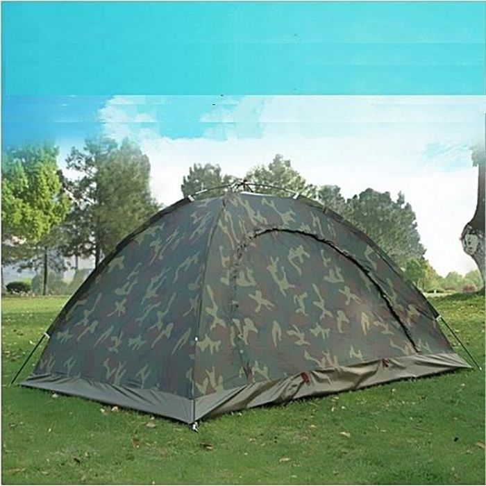 TENTE DE CAMPING GRAND Militaire 4 PERSONNES Super New