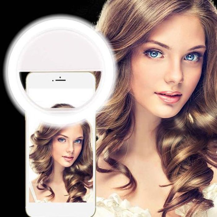 Anneau lumineux led pour Selfie rechargeable pour tous les téléphones, 36 LED