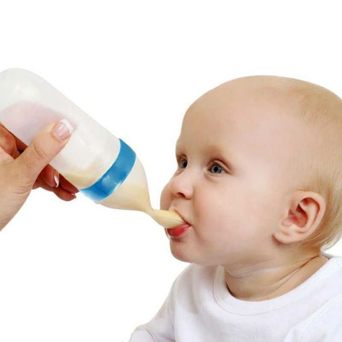 Anka Biberon Cuillère en Silicone pour Bébé, Repas Liquide