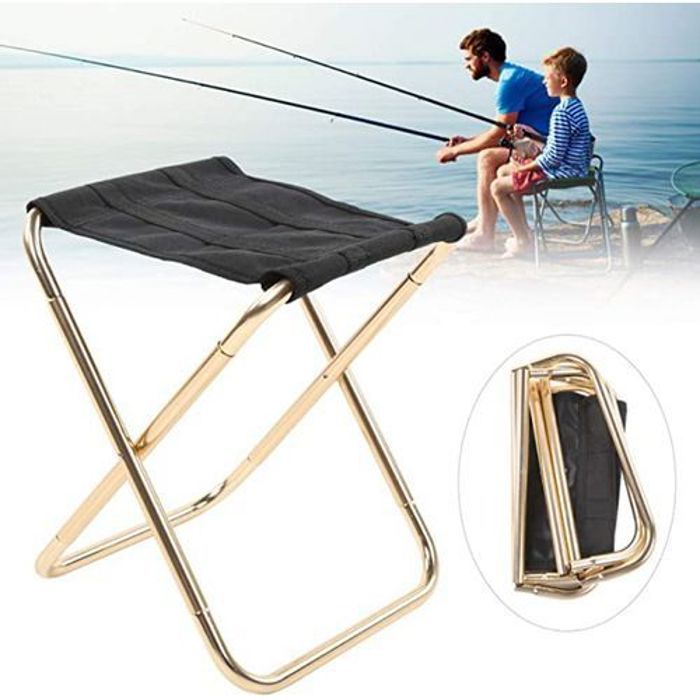 Chaise pliante pour le camping, la pêche et les déplacements faciles
