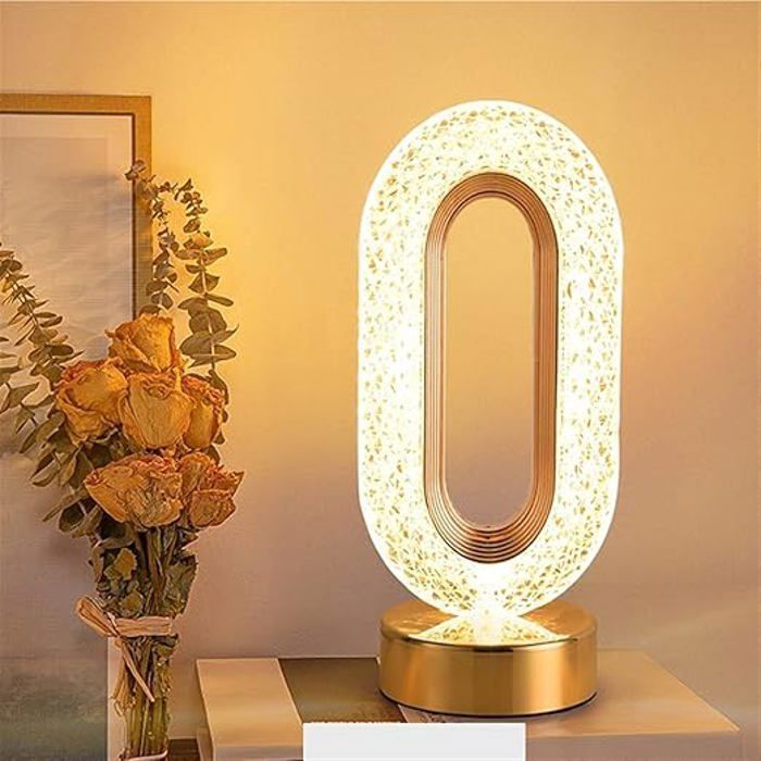 Lampe de Table à Capteur Tactile – Veilleuse LED pour Salon et Lecture