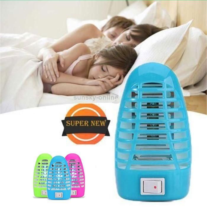 2pcs lampe électrique anti-moustiques, prise , répulsif de moustiques, piège à insectes, lampe de nuit LED