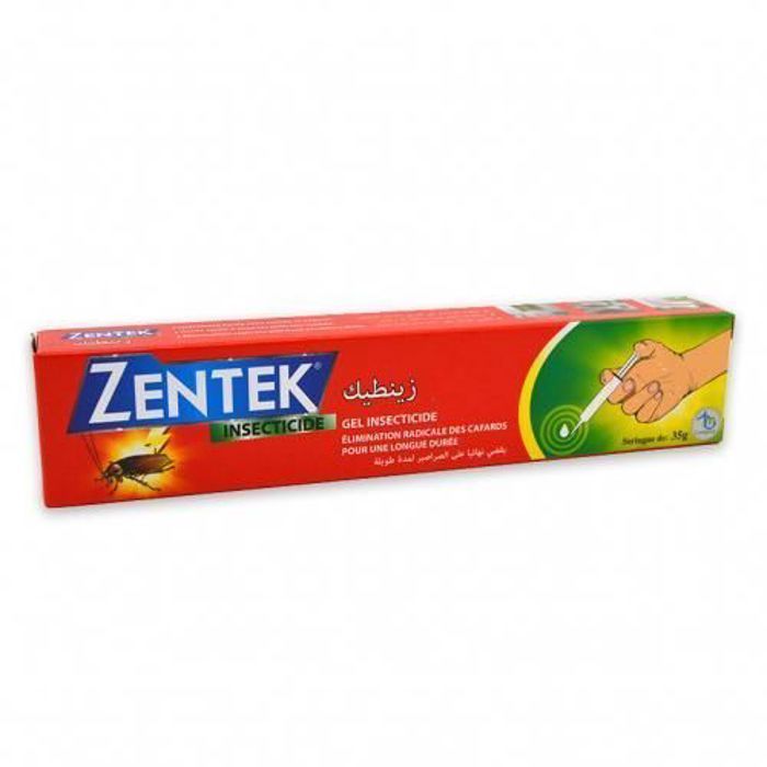 Zentek Gel Insecticide de Qualité Professionnelle en Tube de 35g