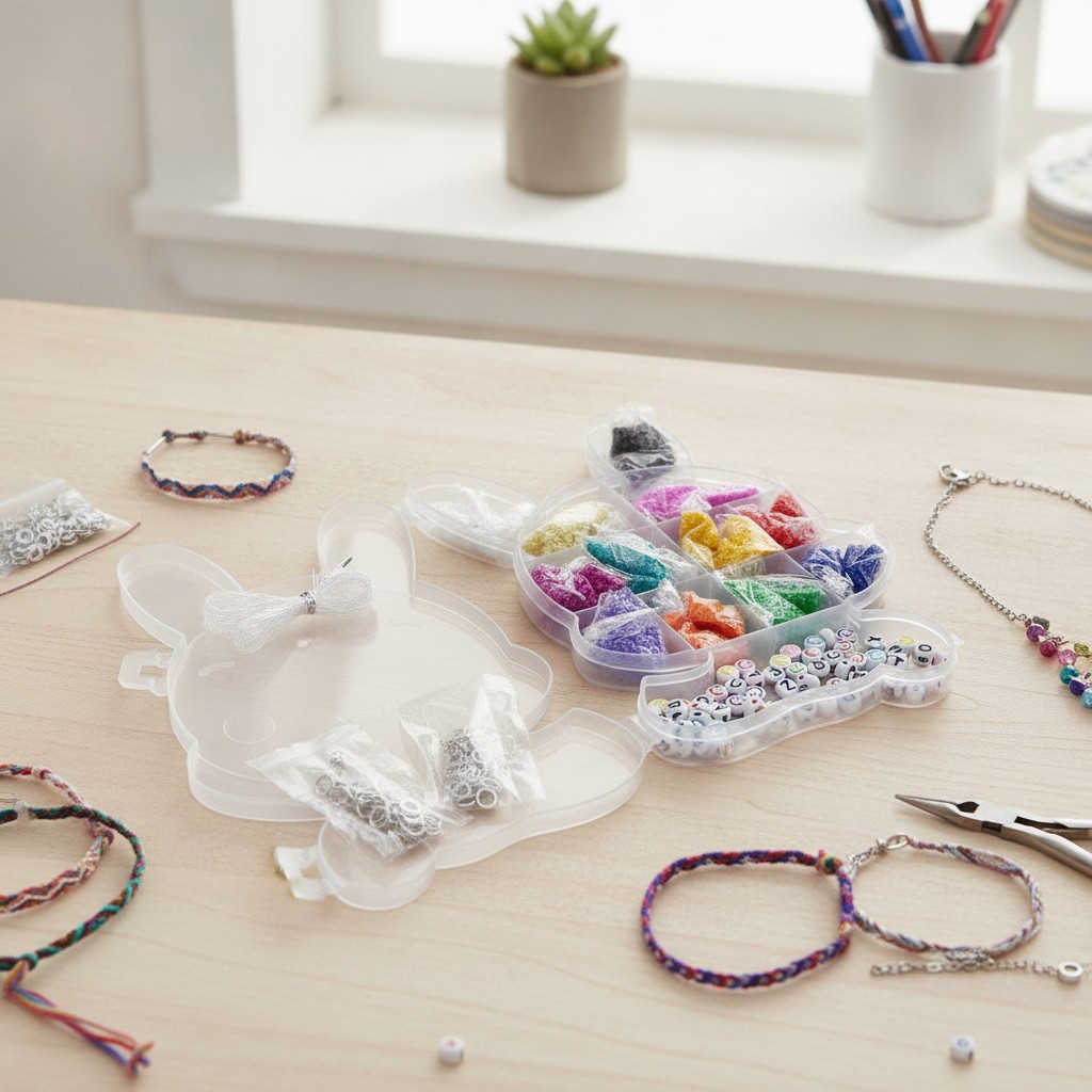 Perles avec Lettres pour Personnaliser vos Bracelets,Colliers et Boucles d'Oreilles - Marjane Mall - Image 3