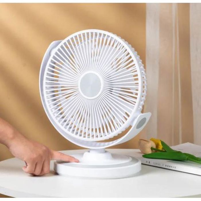 Ventilateur de bureau silencieux rechargeable par USB