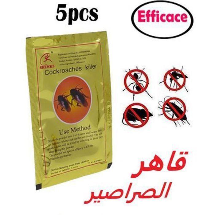 Anti cafards efficace 5pcs