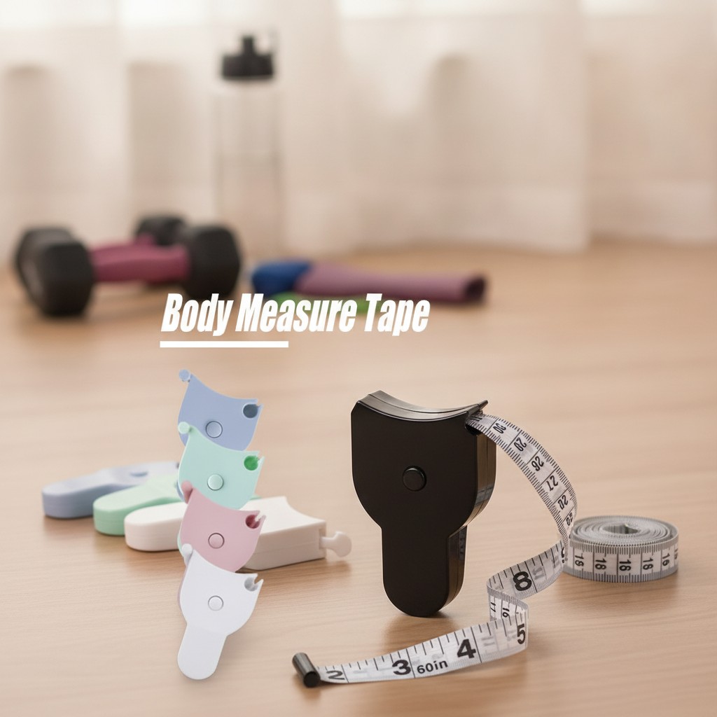 Ruban de Mesure précise Fitness Corps, Règle de mesurer la Taille rétractable (Couleur aléatoire) - Marjane Mall - Image 3