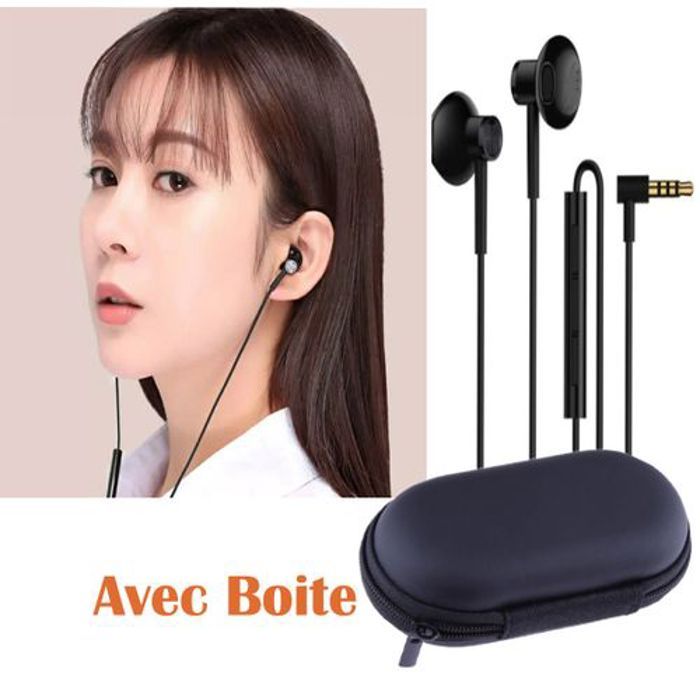 Écouteurs intra-auriculaires d'origine, casque à commande filaire 3.5MM