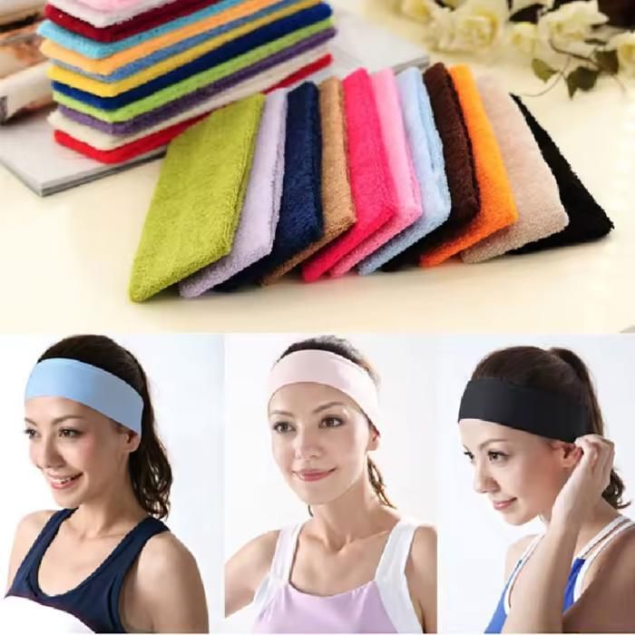 Bandeaux de Sport,Bandeaux de Cheveux Élastique Antidérapant pour femme