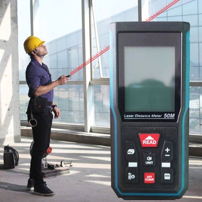 télémètre à ruban Laser, télémètre Laser règle numérique à Roulette électronique