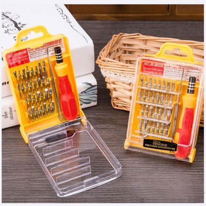 32 en 1 set micro tournevis de précision de poche kit tournevis magnétique outil de réparation de téléphone