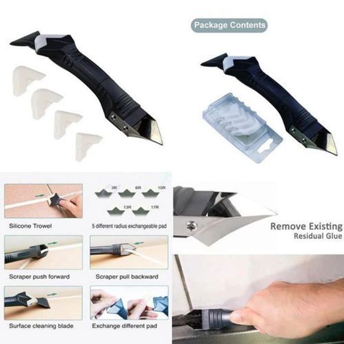 Solvant pour Coulis en Silicone Ensemble d'Outils de Scellement