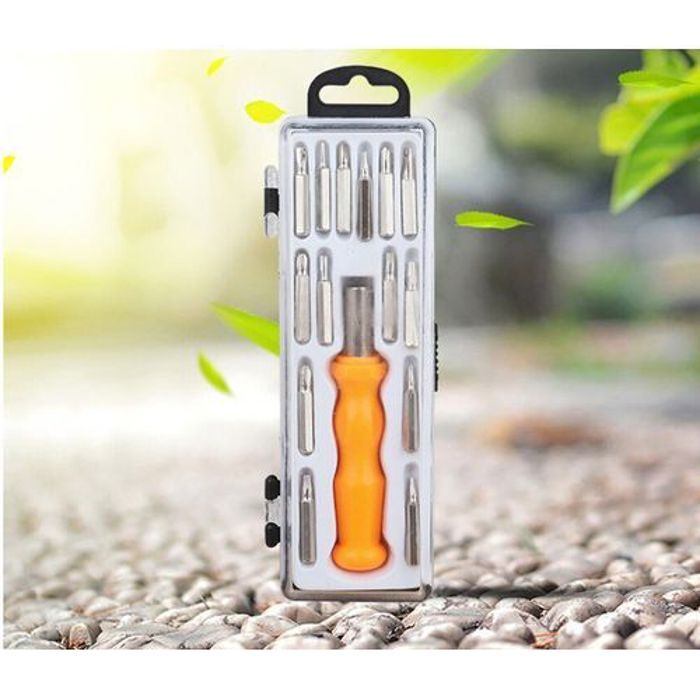 Kit de tournevis à main 15 pièces,Outils multifonctions tournevis combinés