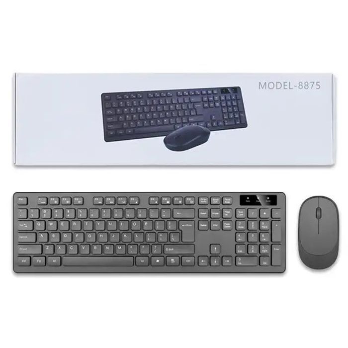 Clavier et souris sans fil modèle 8875 noir