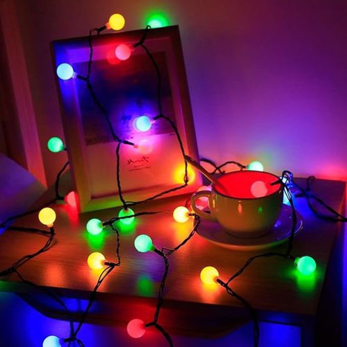 Guirlande Lumineuse - LED - Multicolore - 8 Modes d'éclairage - Étanche - Décoration de fête