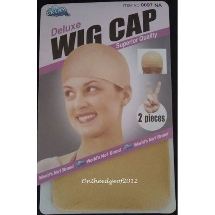 Lot de 2 bonnets de perruque Dream DELUXE, doublure de perruque, bonnet tissage